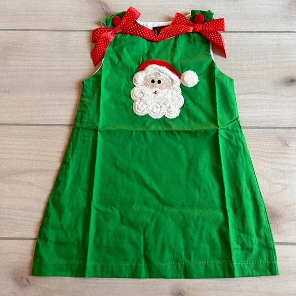Lil Cactus Other - NWT Lil Cactus Santa Applique Holiday Christmas Dress